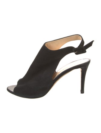 Barney's New York Suede Slingback Sandals