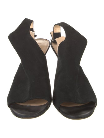 Barney's New York Suede Slingback Sandals