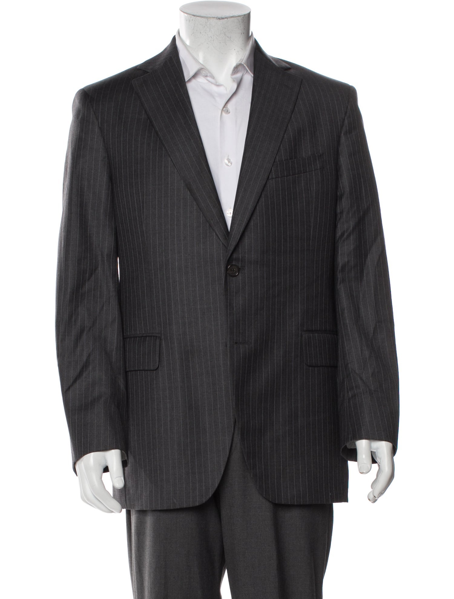 Barney's New York Striped Blazer