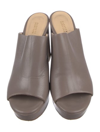 Barney's New York Leather Slides