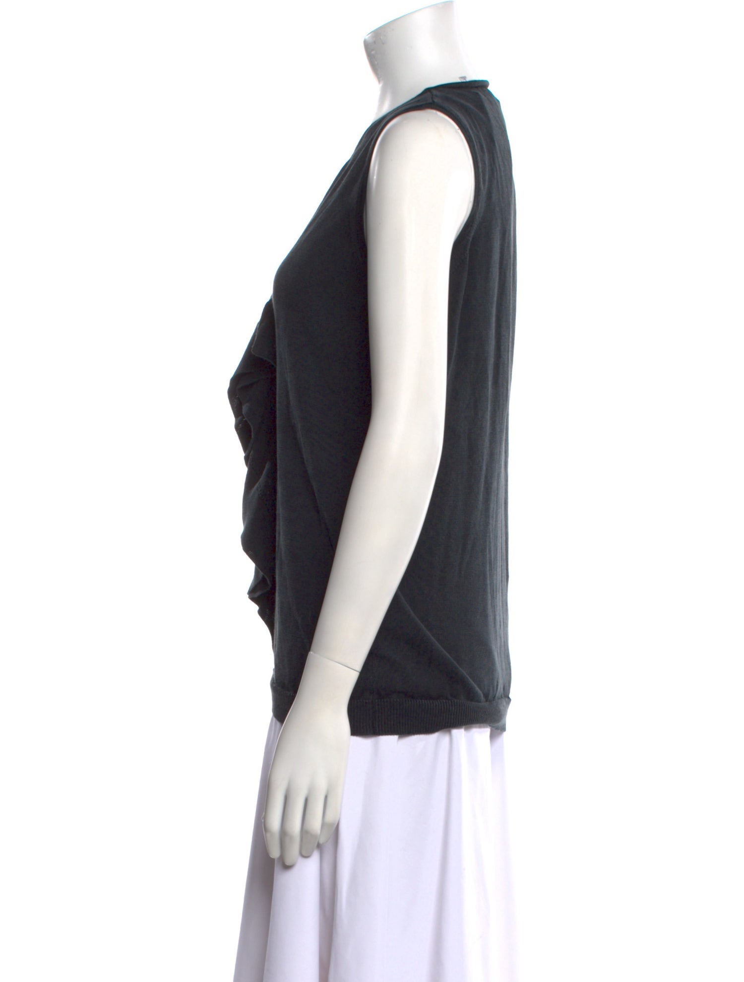 Barney's New York Silk V-Neck Top