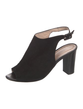 Barney's New York Suede Slingback Pumps