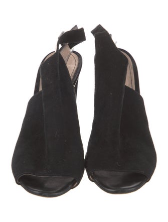 Barney's New York Suede Slingback Pumps