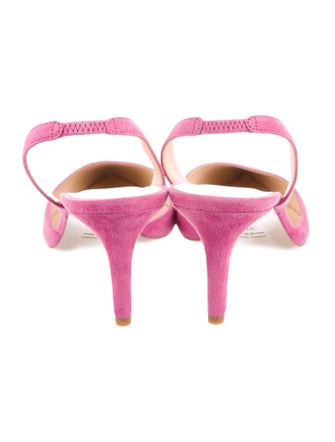 Barney's New York Suede Slingback Pumps