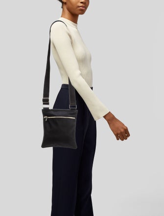 Barney's New York Nylon Messenger Bag