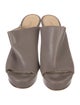 Barney's New York Leather Slides