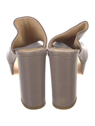 Barney's New York Leather Slides