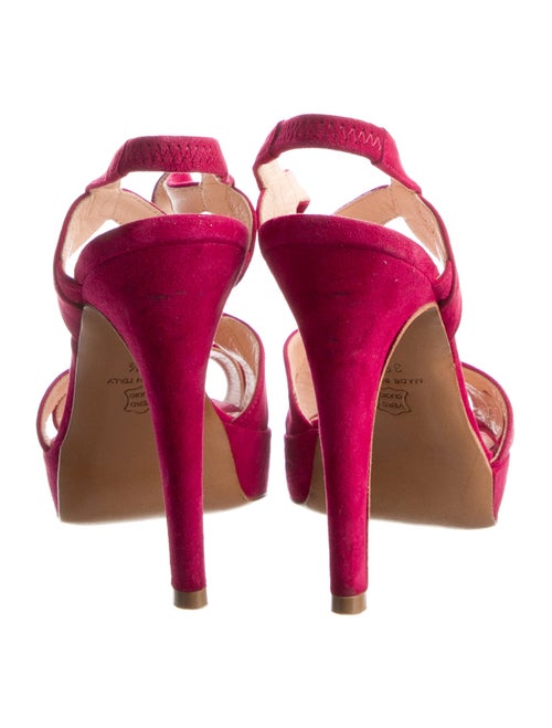 Barney's New York Suede T-Strap Sandals