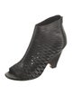 Barney's New York Leather Cutout Accent Boots
