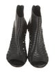 Barney's New York Leather Cutout Accent Boots