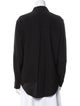 Barney's New York Silk Long Sleeve Button-Up Top