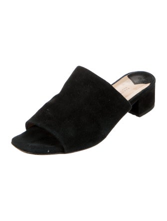 Barney's New York Suede Slides