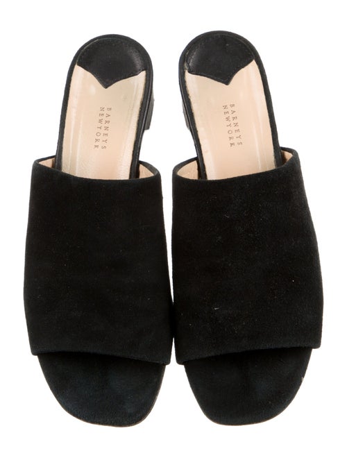 Barney's New York Suede Slides