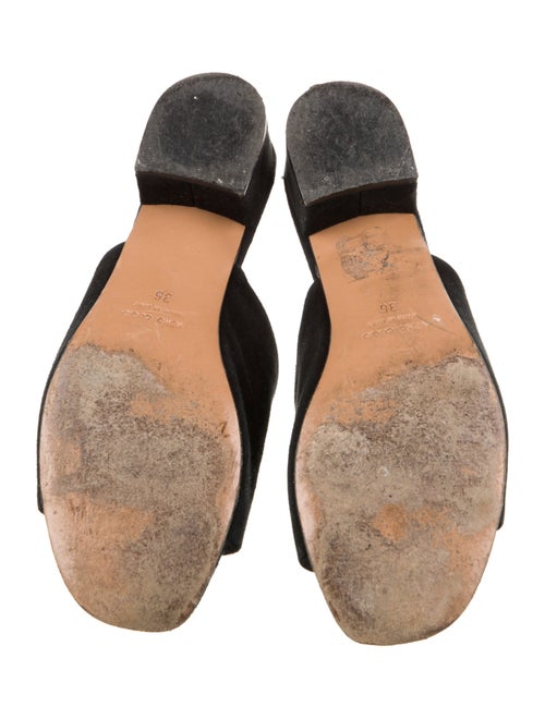 Barney's New York Suede Slides