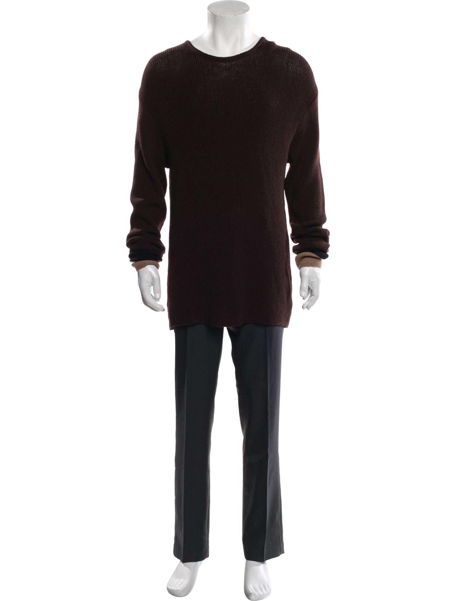 Barney's New York Wool Crew Neck Pullover