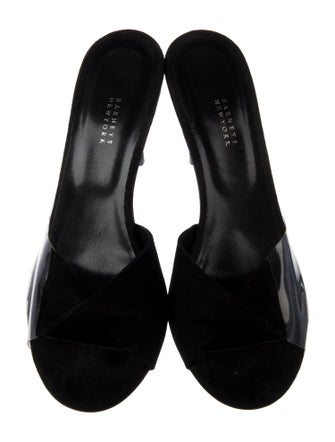 Barney's New York Suede Slides