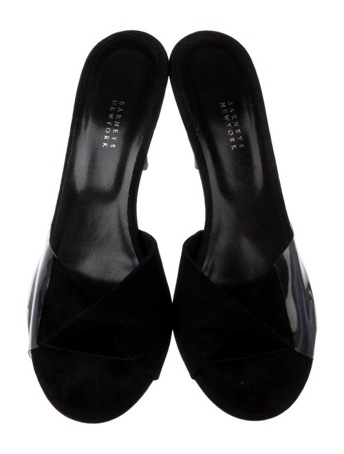 Barney's New York Suede Slides