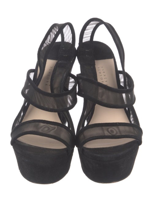 Barney's New York Mesh Slingback Sandals