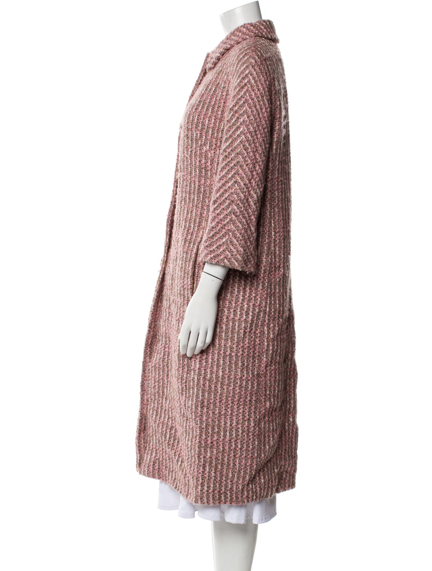 Barney's New York Wool Tweed Pattern Jacket