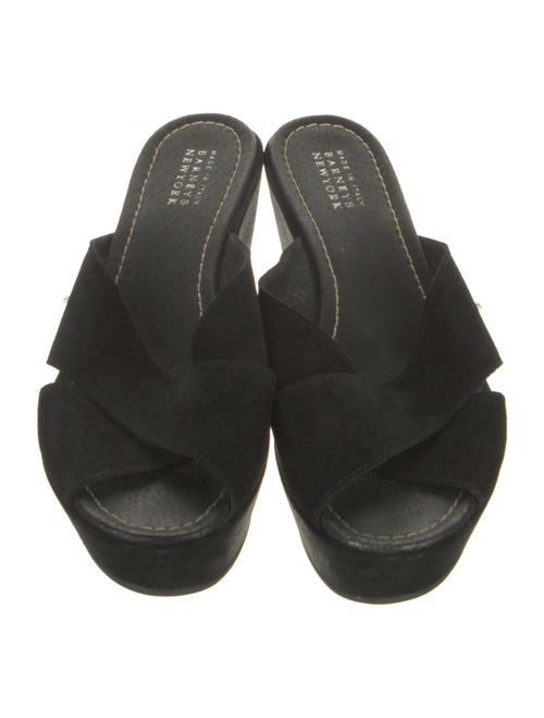 Barney's New York Suede Slides