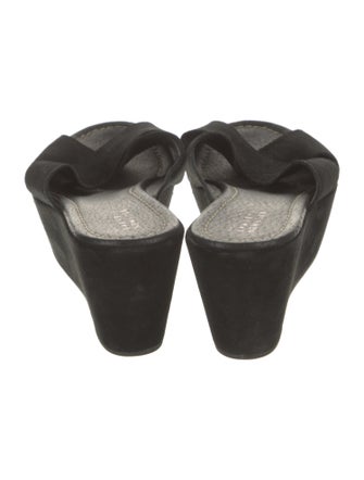 Barney's New York Suede Slides