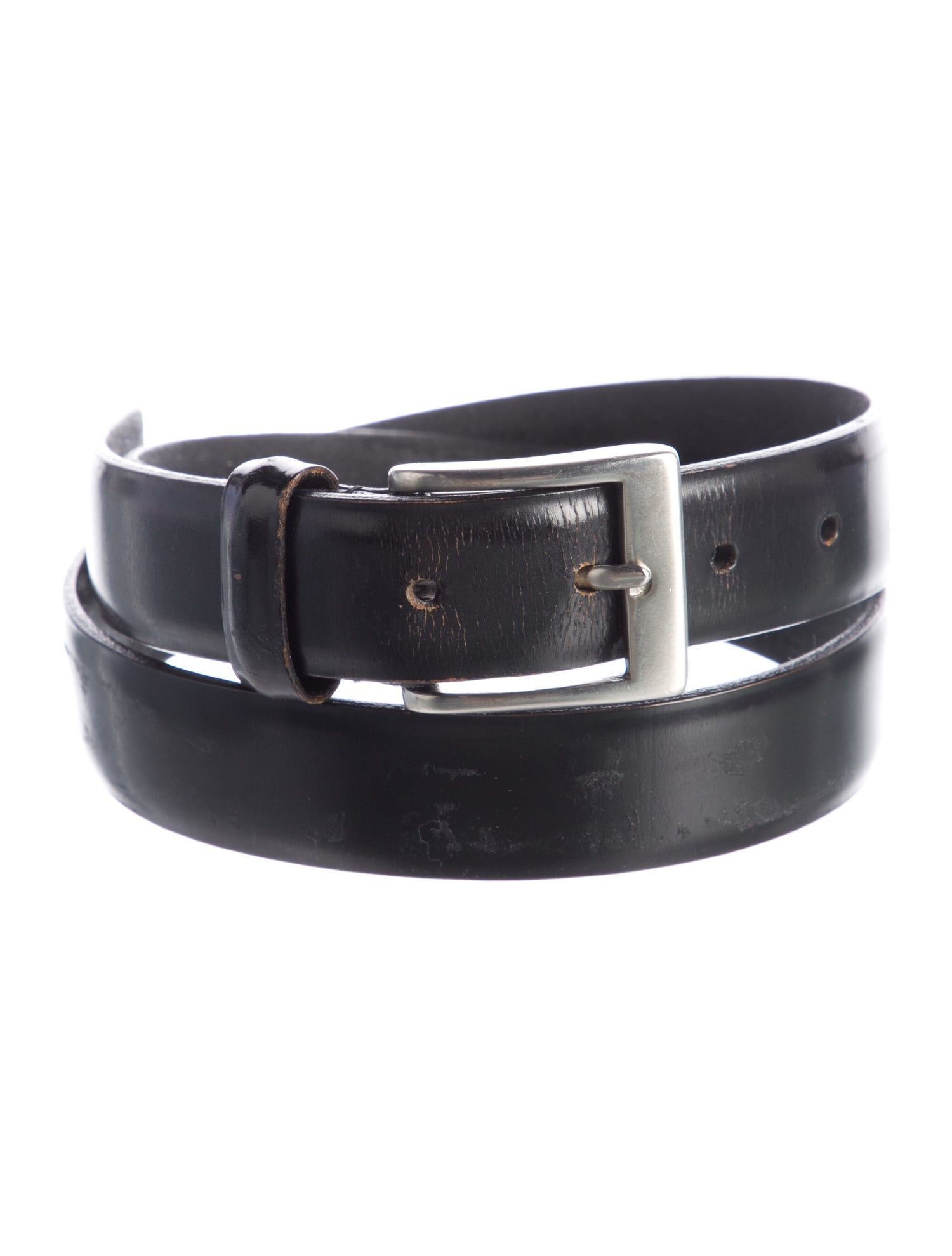 Barney's New York Skinny Leather Belt
