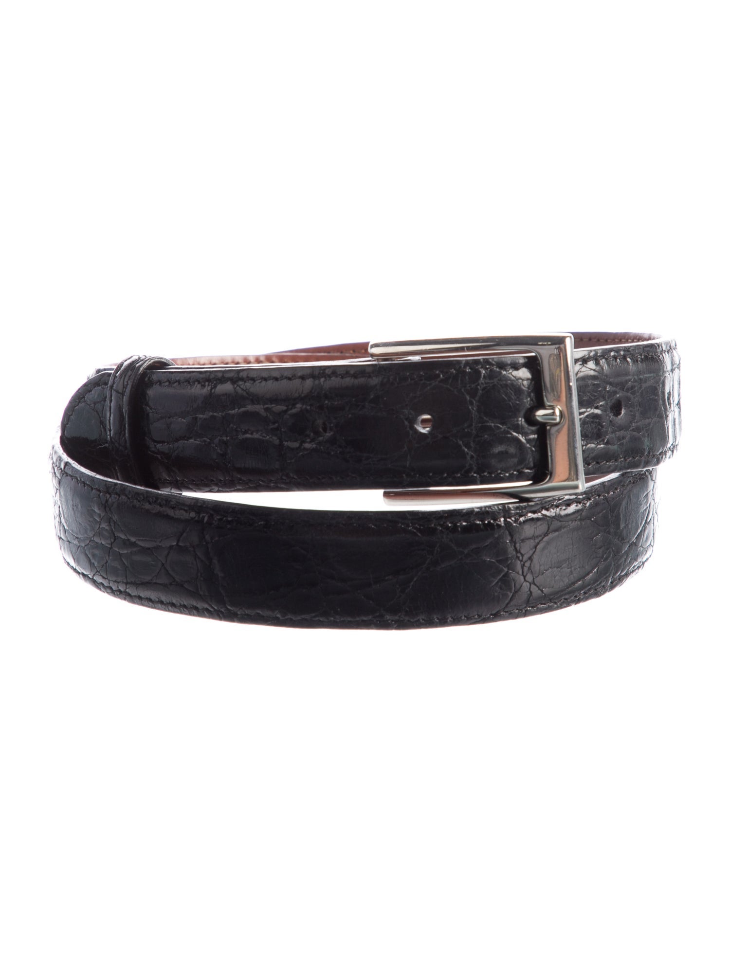 Barney's New York Crocodile Belt