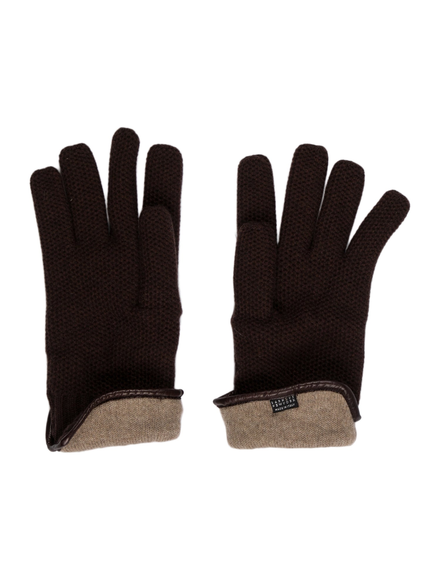 Barney's New York Knit winter Gloves