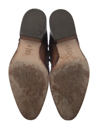 Barney's New York Leather Sequin Embellishments Riding Boots