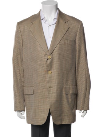 Barney's New York Printed Overcoat