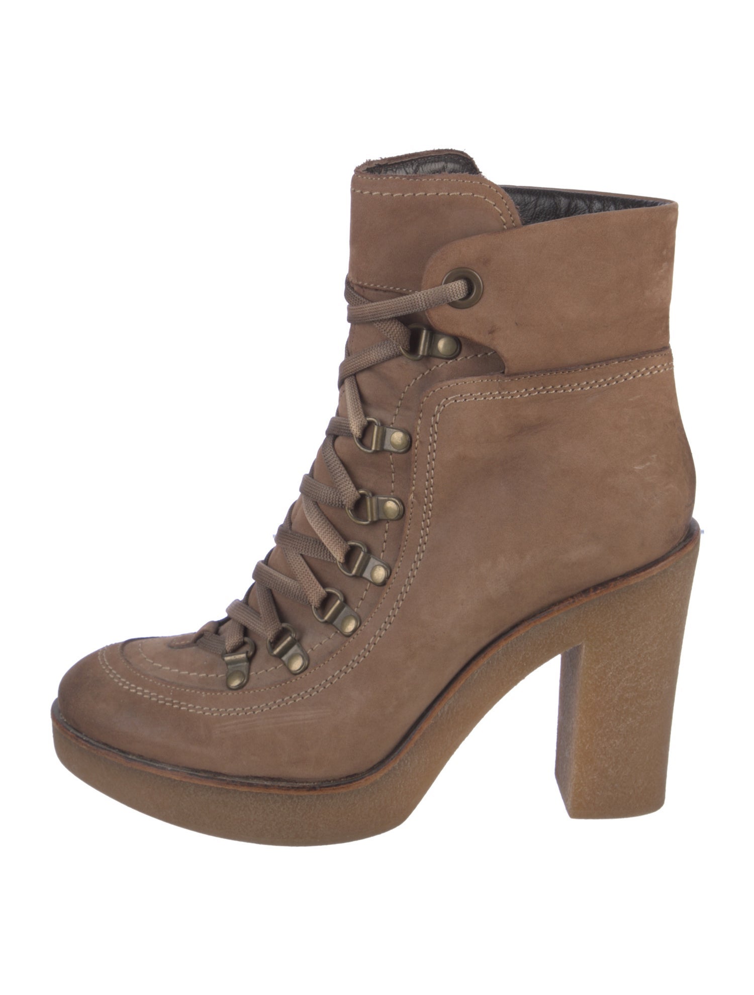 Barney's New York Nubuck Lace-Up Boots