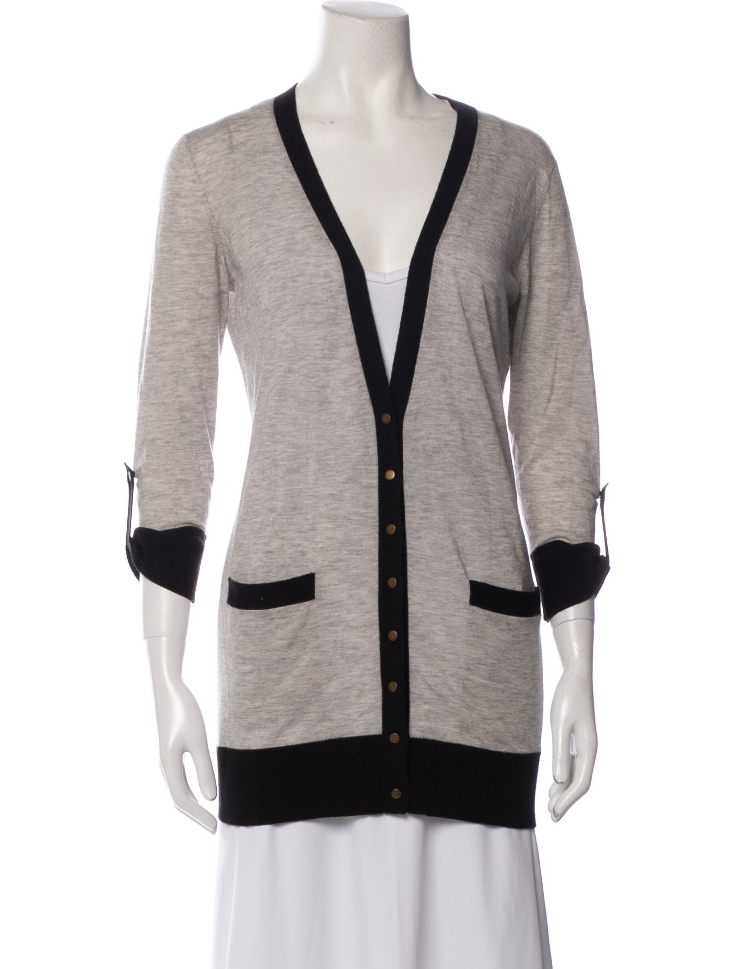 Barney's New York Wool Colorblock Pattern Sweater
