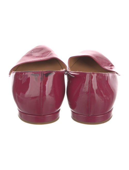 Barney's New York Patent Leather Cutout Accent Ballet Flats