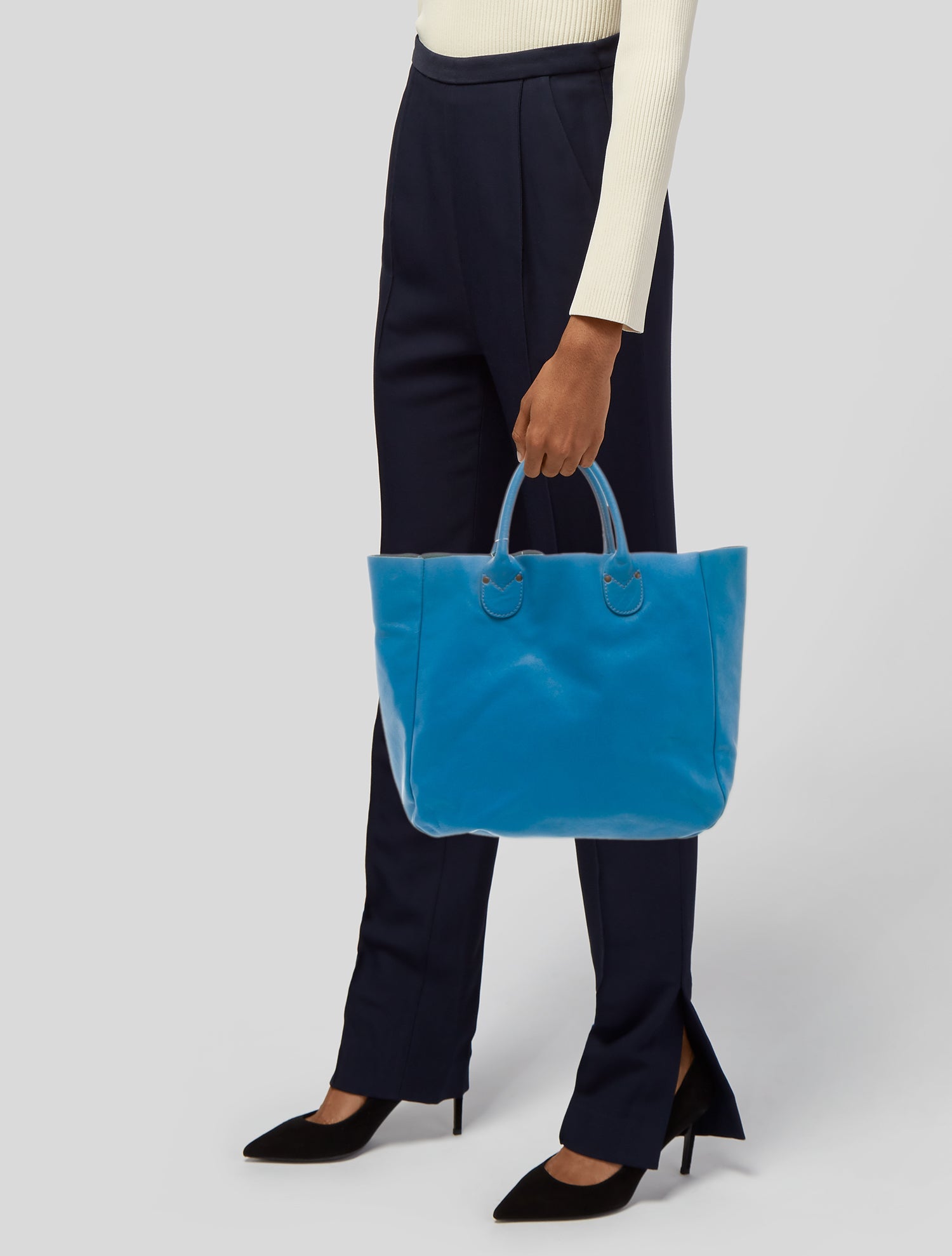 Barney's New York Leather Tote