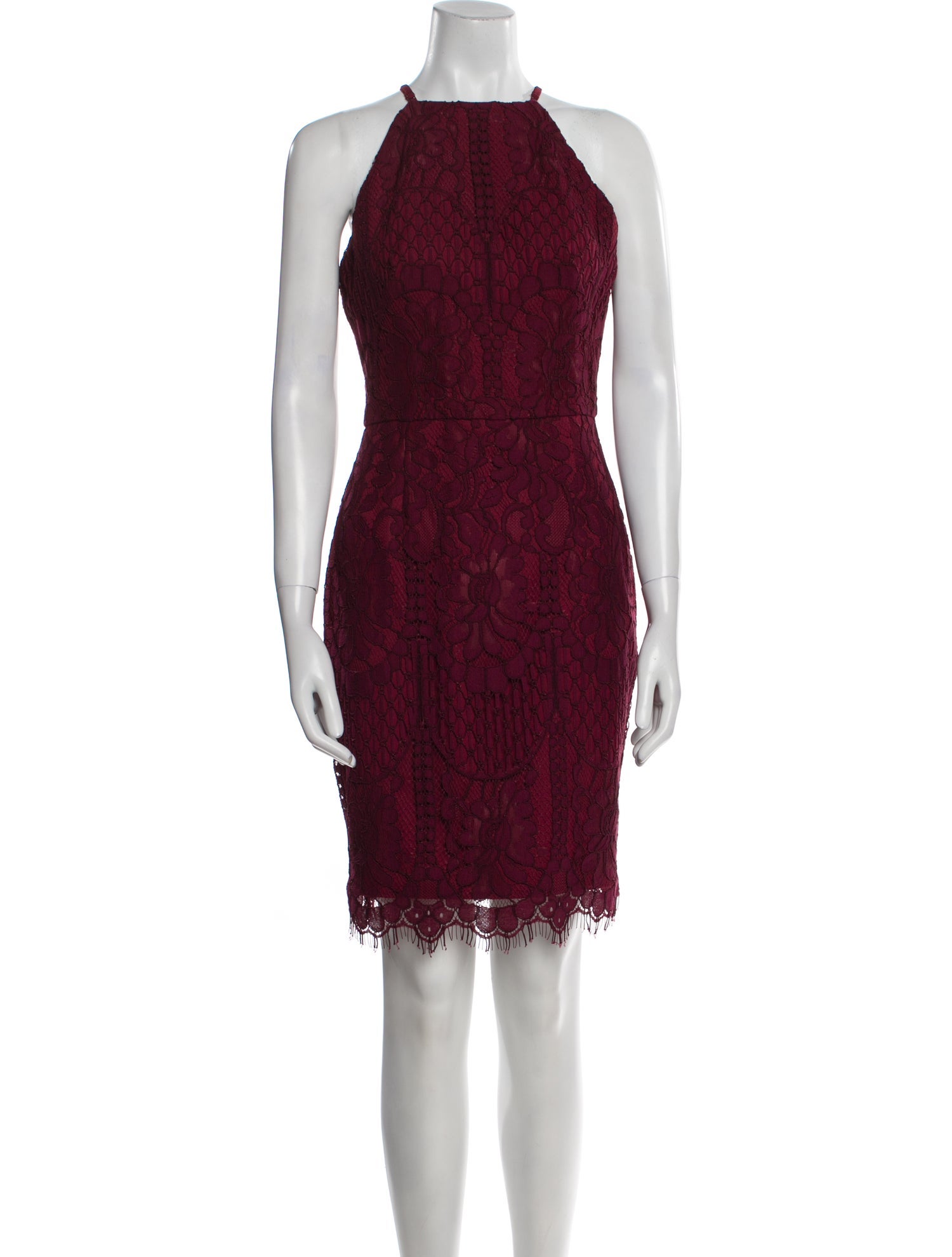 Barney's New York Lace Pattern Knee-Length Dress w/ Tags