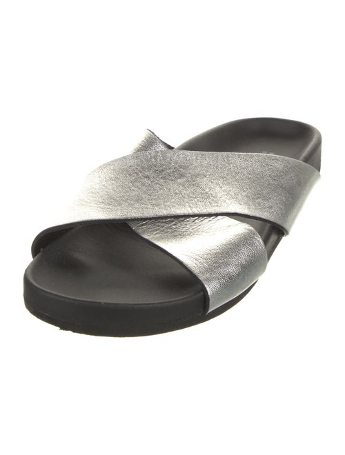 Barney's New York Leather Slides
