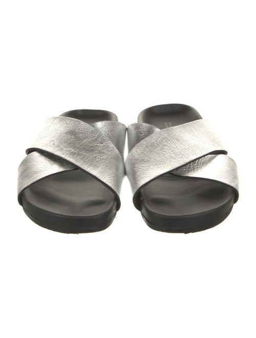 Barney's New York Leather Slides