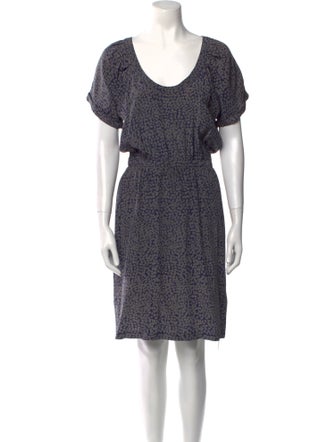 Barney's New York Silk Knee-Length Dress