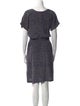 Barney's New York Silk Knee-Length Dress