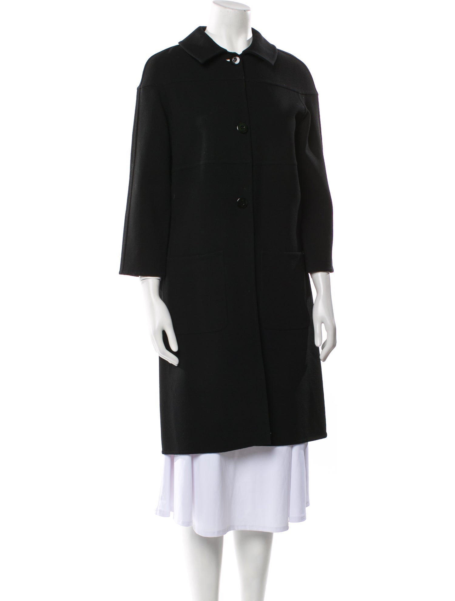 Barney's New York Virgin Wool Trench Coat