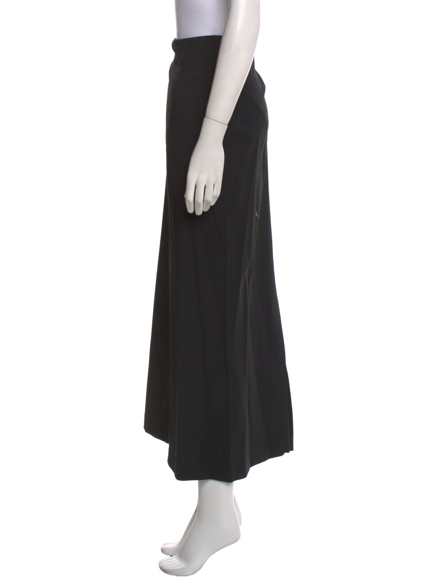 Barney's New York Wool Midi Length Skirt