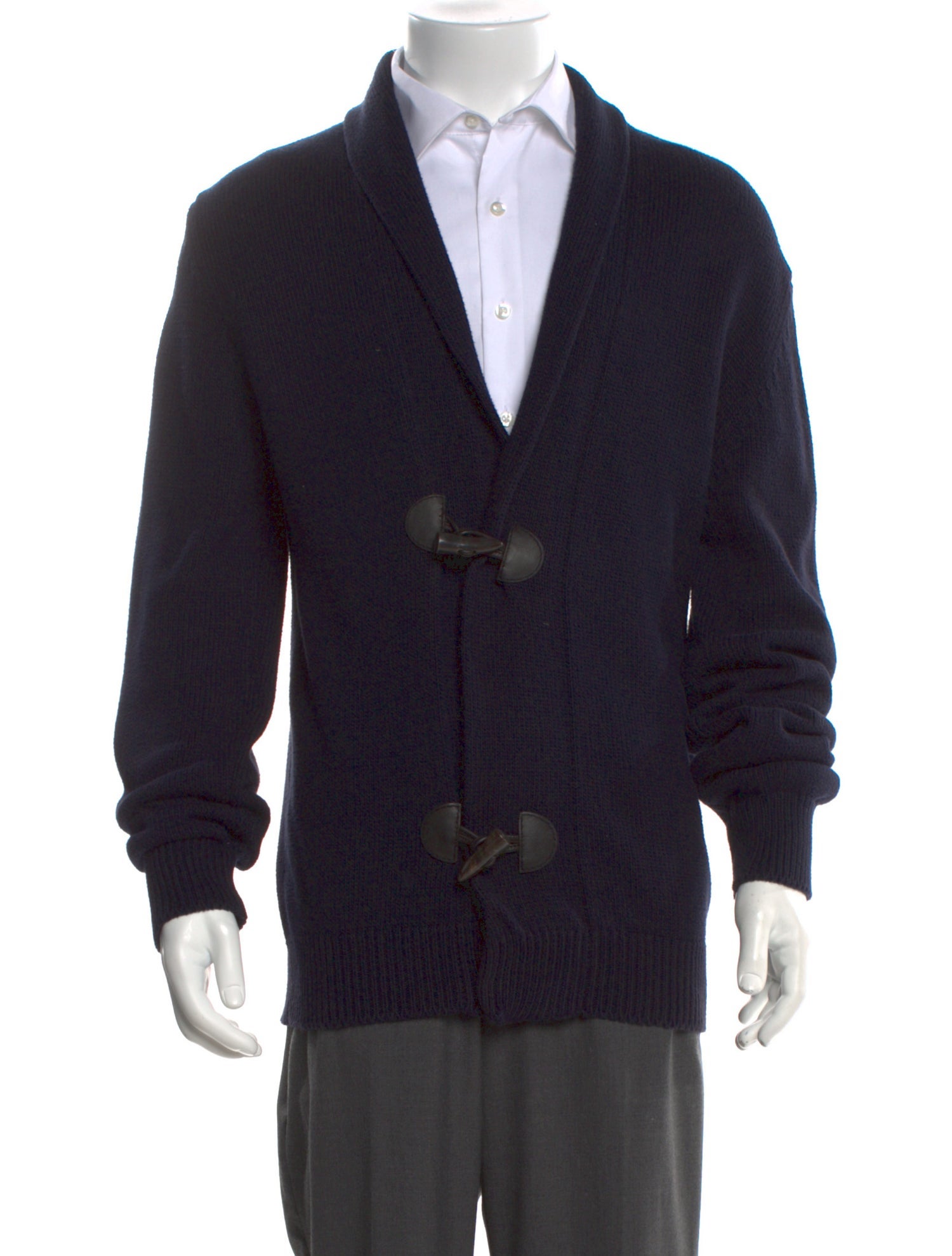 Barney's New York V-Neck Long Sleeve Cardigan
