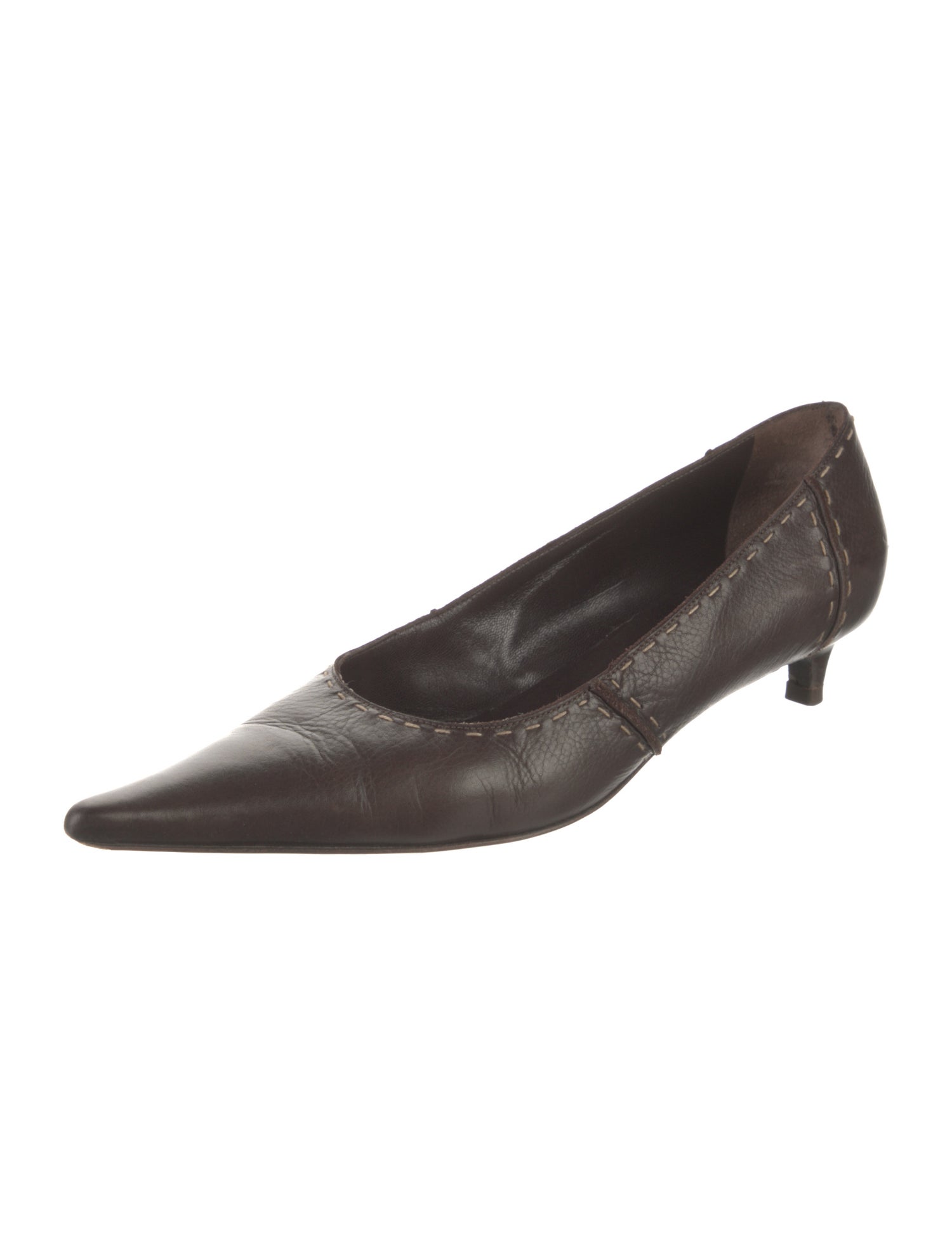 Barney's New York Vintage Leather Pumps