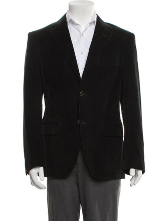 Barney's New York Plaid Print Coat