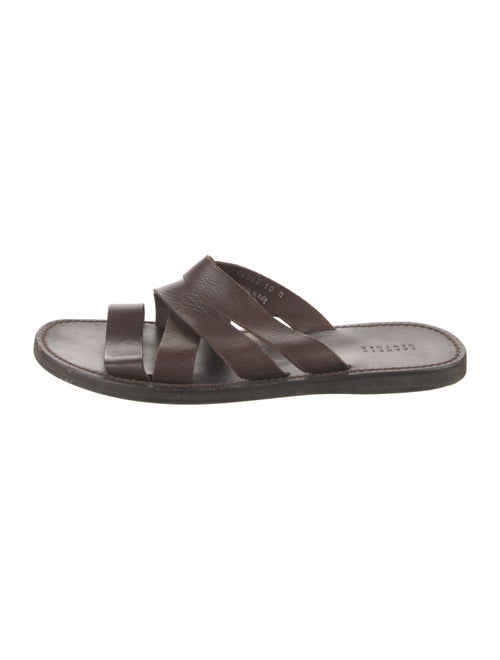 Barney's New York Leather Slides