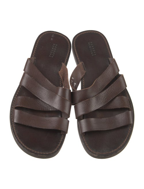 Barney's New York Leather Slides