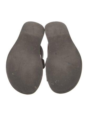 Barney's New York Leather Slides