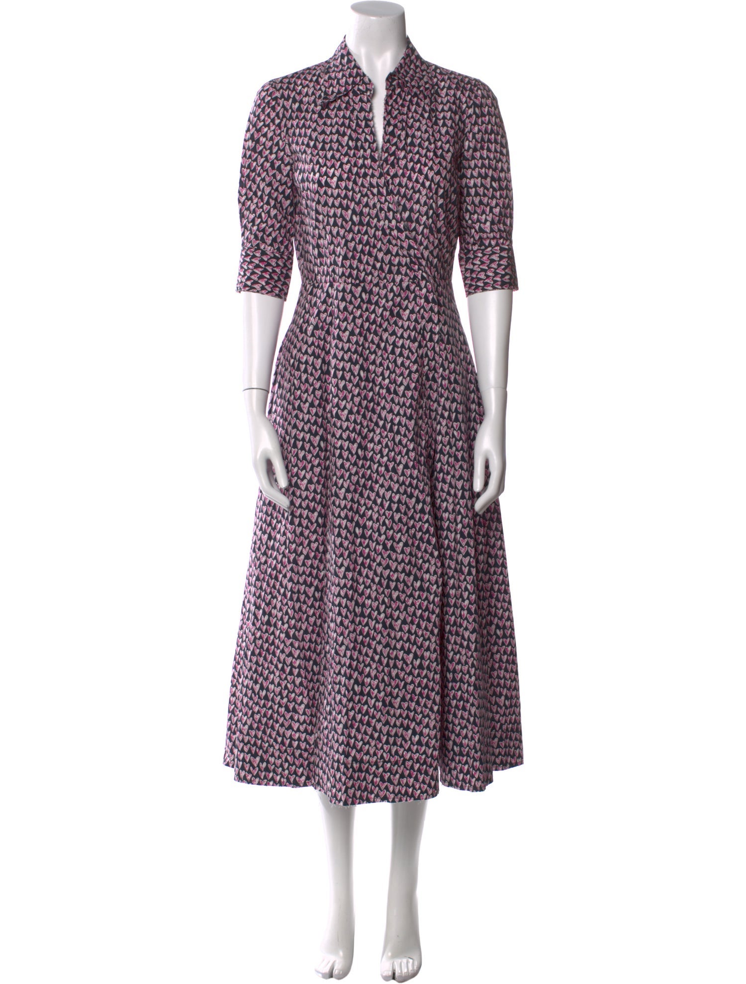 Barney's New York Printed Midi Length Dress