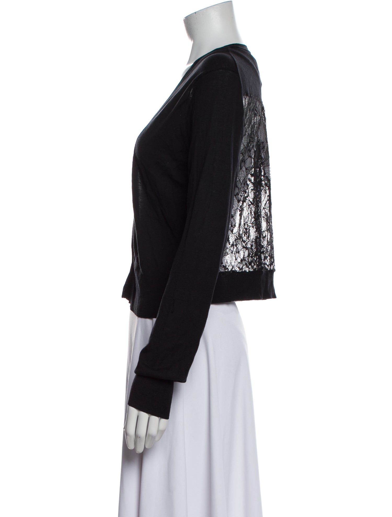 Barney's New York Silk V-Neck Sweater