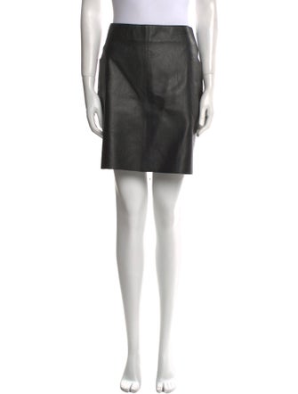 Barney's New York Embroidered Accent Mini Skirt